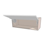 Навесной горизонтальный шкаф