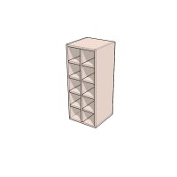 Навесной стандартный винный шкаф