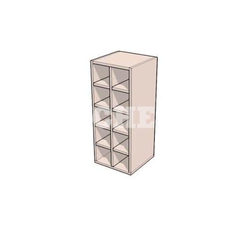 Навесной стандартный винный шкаф
