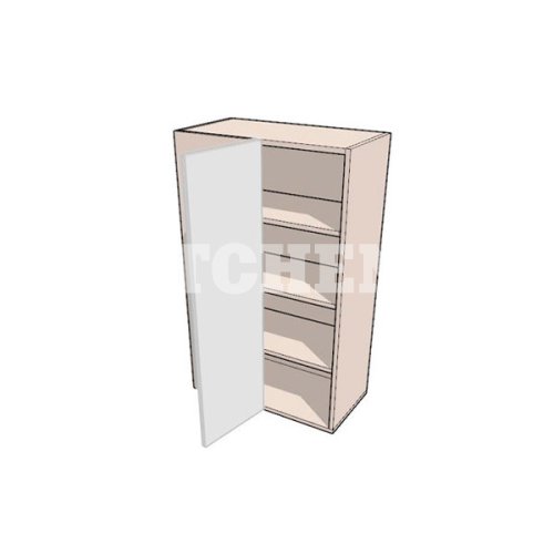 Навесной стандартный угловой шкаф