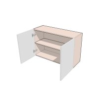 Навесной шкаф двухдверный высотой 575 мм