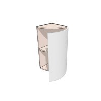 Навесные радиусные полки